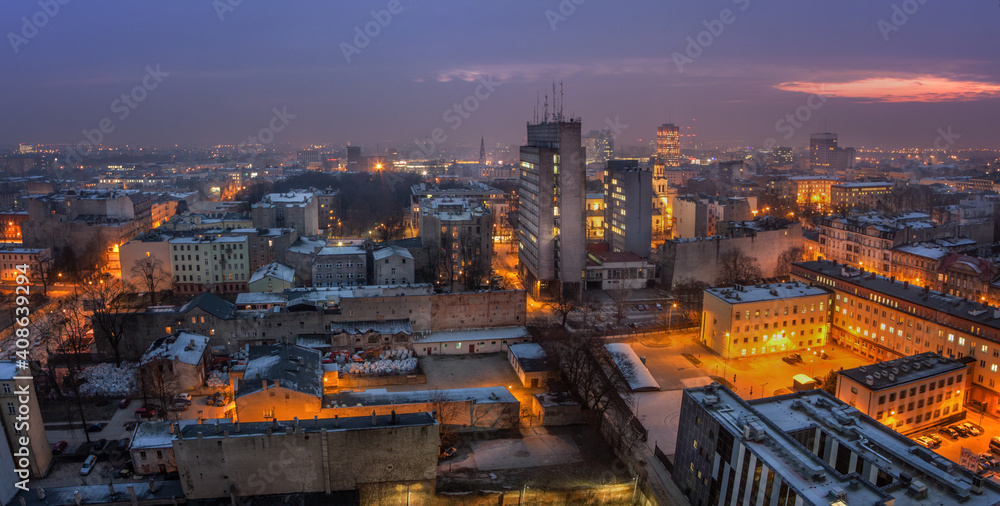 Obraz premium view of the city