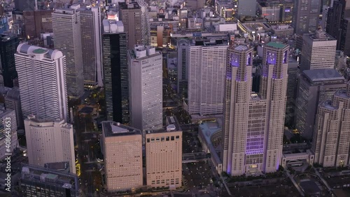 Wallpaper Mural 東京西新宿空撮 Torontodigital.ca