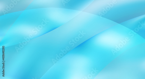 Turquoise blue background with light glares and gradient. Vector wallpaper