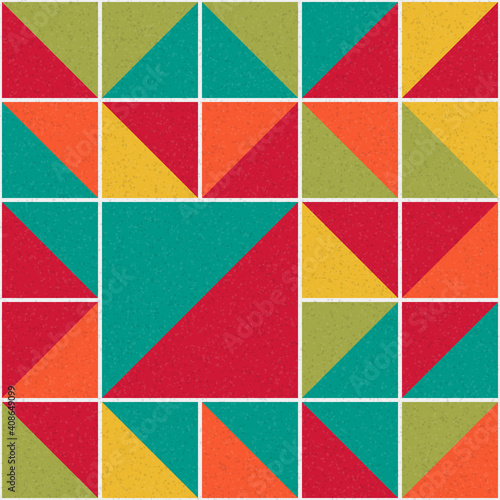 Abstract Geometric Pattern generative computational art illustration