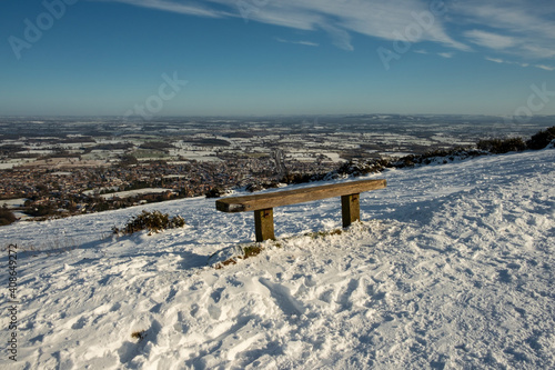 Wallpaper Mural Malvern Hills in snowy weather Worcestershire UK Torontodigital.ca