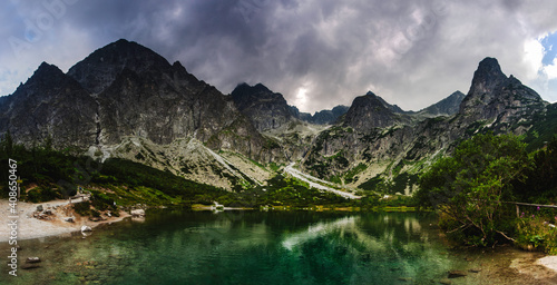 lake in the mountains