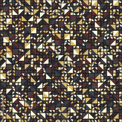 Abstract Geometric Pattern generative computational art illustration