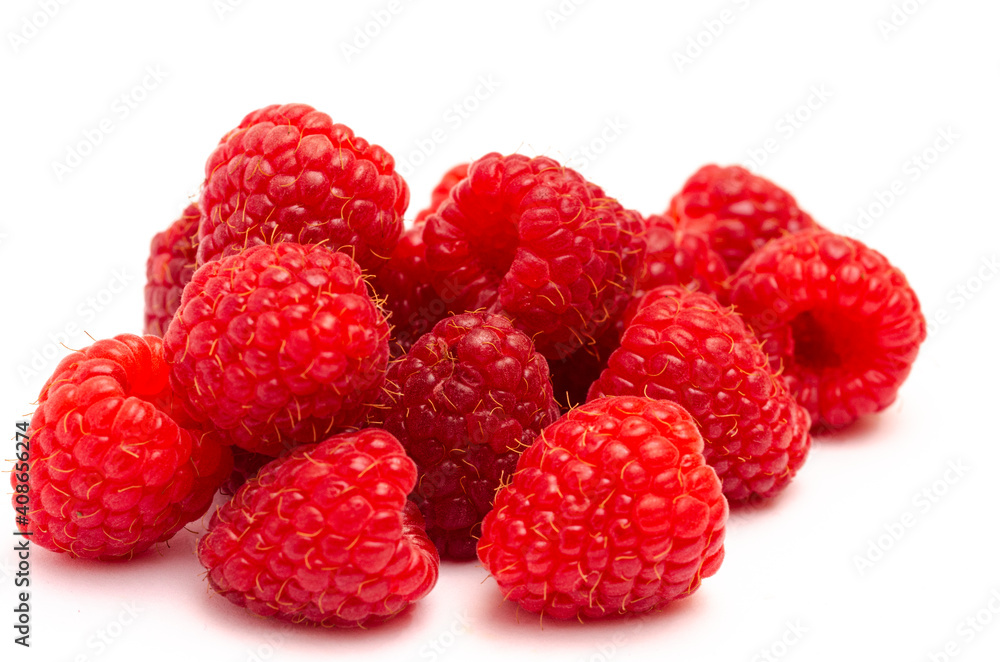 Appetizing red raspberry berries close up Appetizing red raspberry berries close up