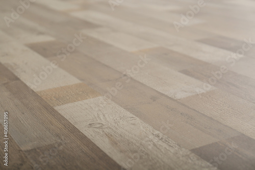 Clean wooden laminate as background. Floor covering