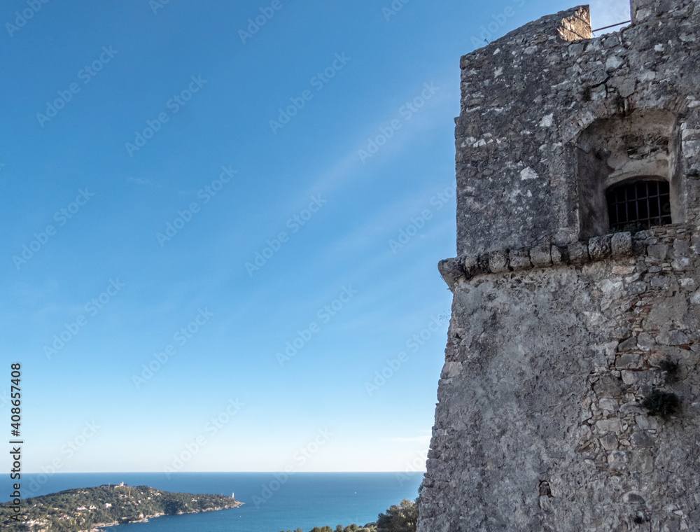Fort du mont Alban sur les hauteurs de Nice