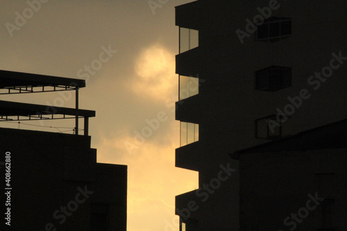 Building silhouette  S  o Paulo  Brazil