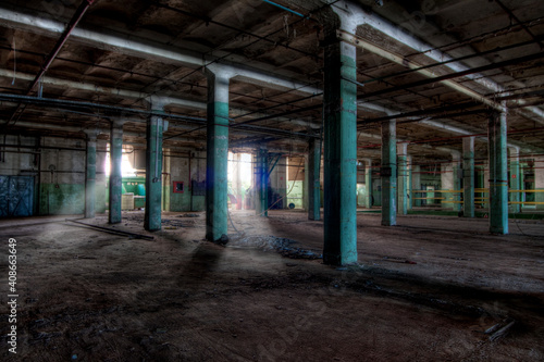 old abandoned factory