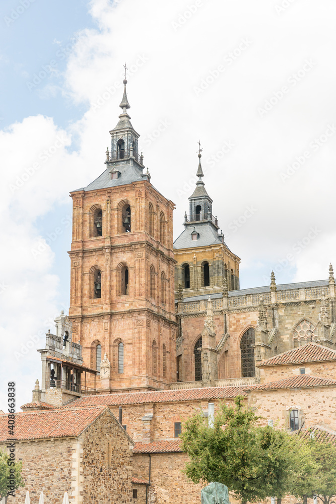 the Cathedral of Astorga (Catedral de Santa Maria de Astorga), province of Leon, Castile and Leon, Spain