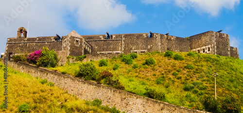Photography Old fort in brimstone hill fortress national park St. Kitts