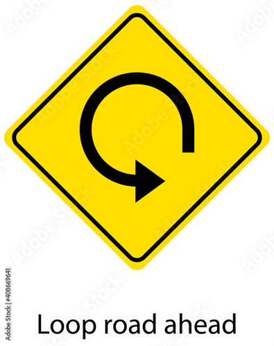 Yellow traffic warning sign on white background Free Download Yellow traffic warning sign on white background - GFXLoad
