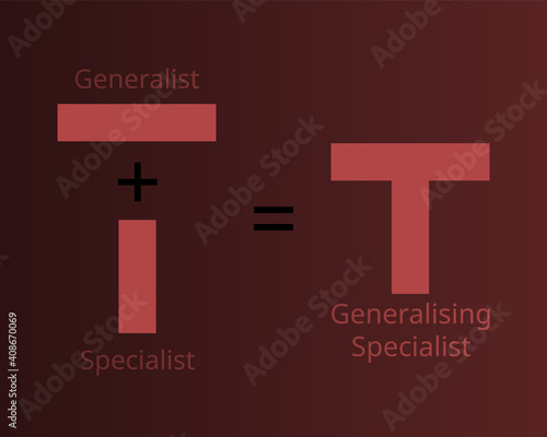 T shaped model to combine generalist and specialist vector