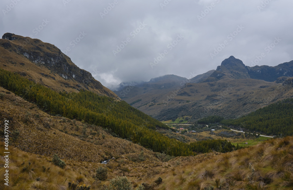 Los Andes mountain landscape