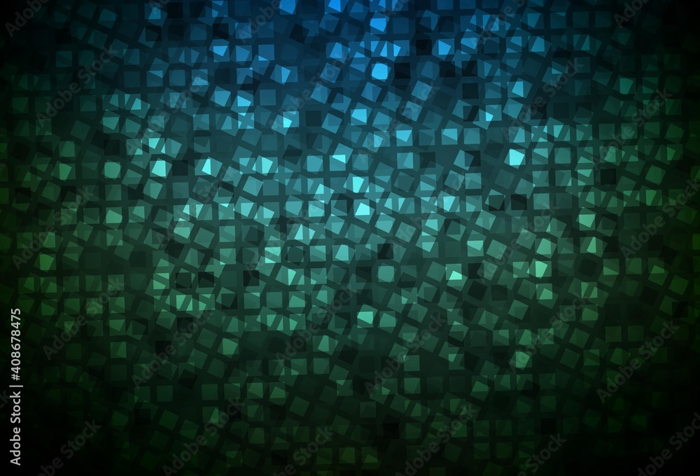 Dark Green vector layout with lines, rectangles. Dark Green vector layout with lines, rectangles.