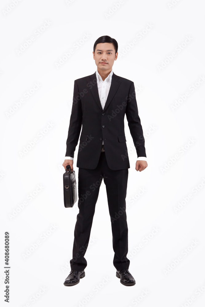 Business man with briefcase