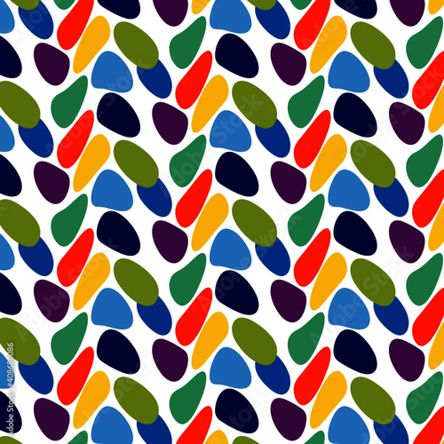 círculos multicolor deformados