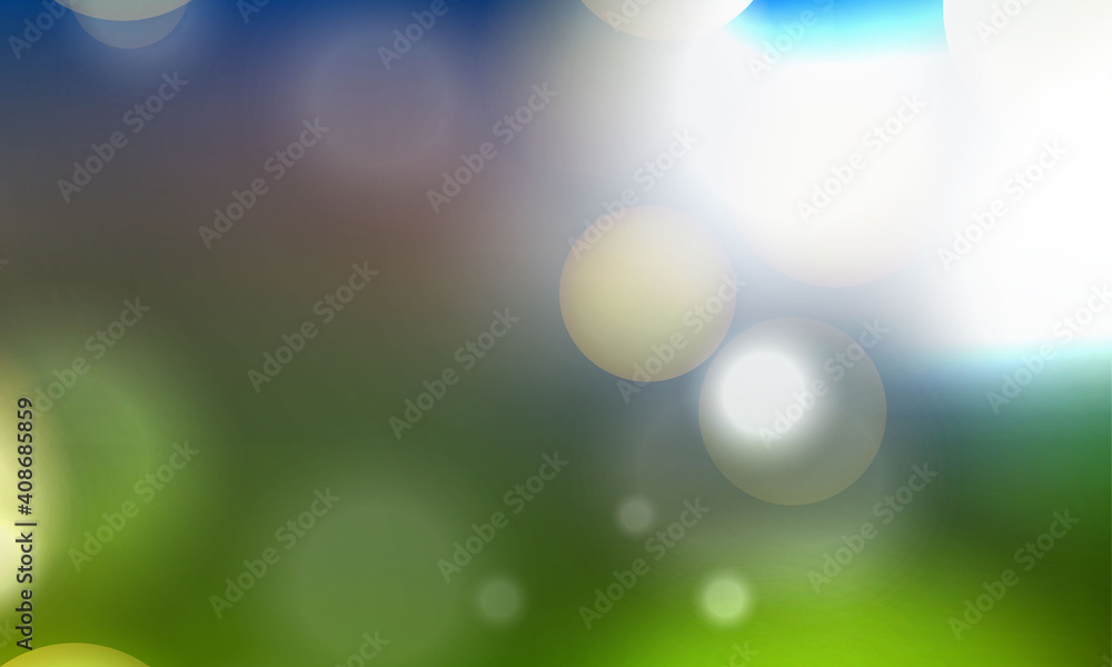 Fototapeta premium Beautiful bokeh circles abstract background.