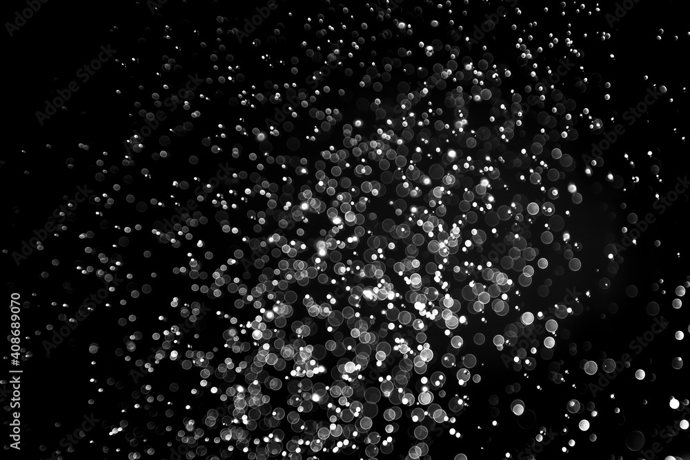 Beautiful abstract black bokeh Beautiful abstract black bokeh