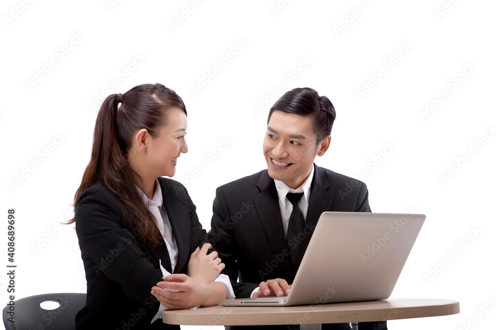 Business people using computer Business people using computer