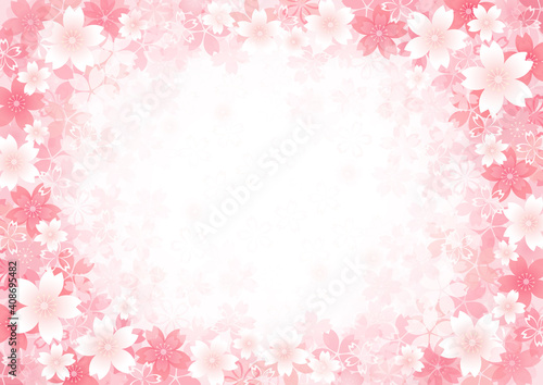 桜の背景素材