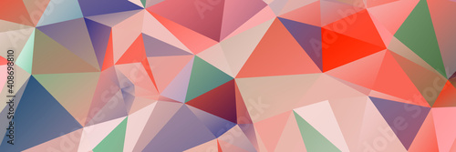 Abstract Color Polygon Background Design, Abstract Geometric Origami Style With Gradient. Presentation,Website, Backdrop, Cover,Banner,Pattern Template