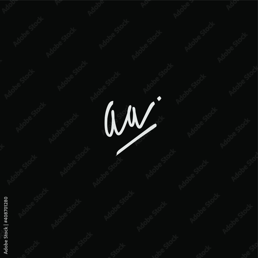 aw Initial Handwriting or Handwritten Logo for Identity. Logo with Signature and Hand Drawn Style. aw Initial Handwriting or Handwritten Logo for Identity. Logo with Signature and Hand Drawn Style.