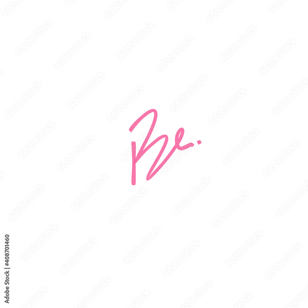 Be Initial Handwriting or Handwritten Logo for Identity. Logo with Signature and Hand Drawn Style. Be Initial Handwriting or Handwritten Logo for Identity. Logo with Signature and Hand Drawn Style.