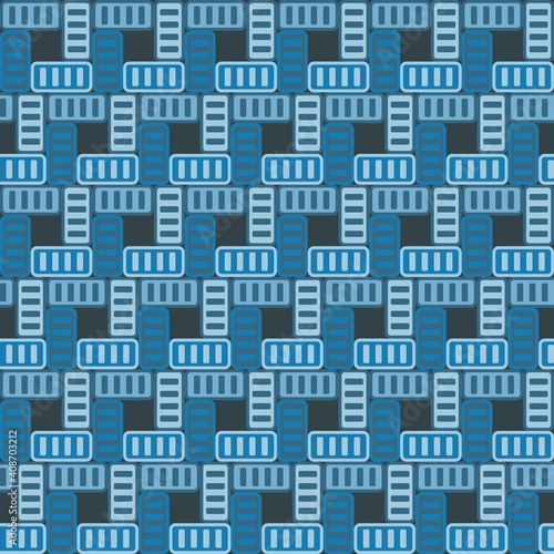 Abstract Colorful Seamless Rectangle Bricks Pattern Background