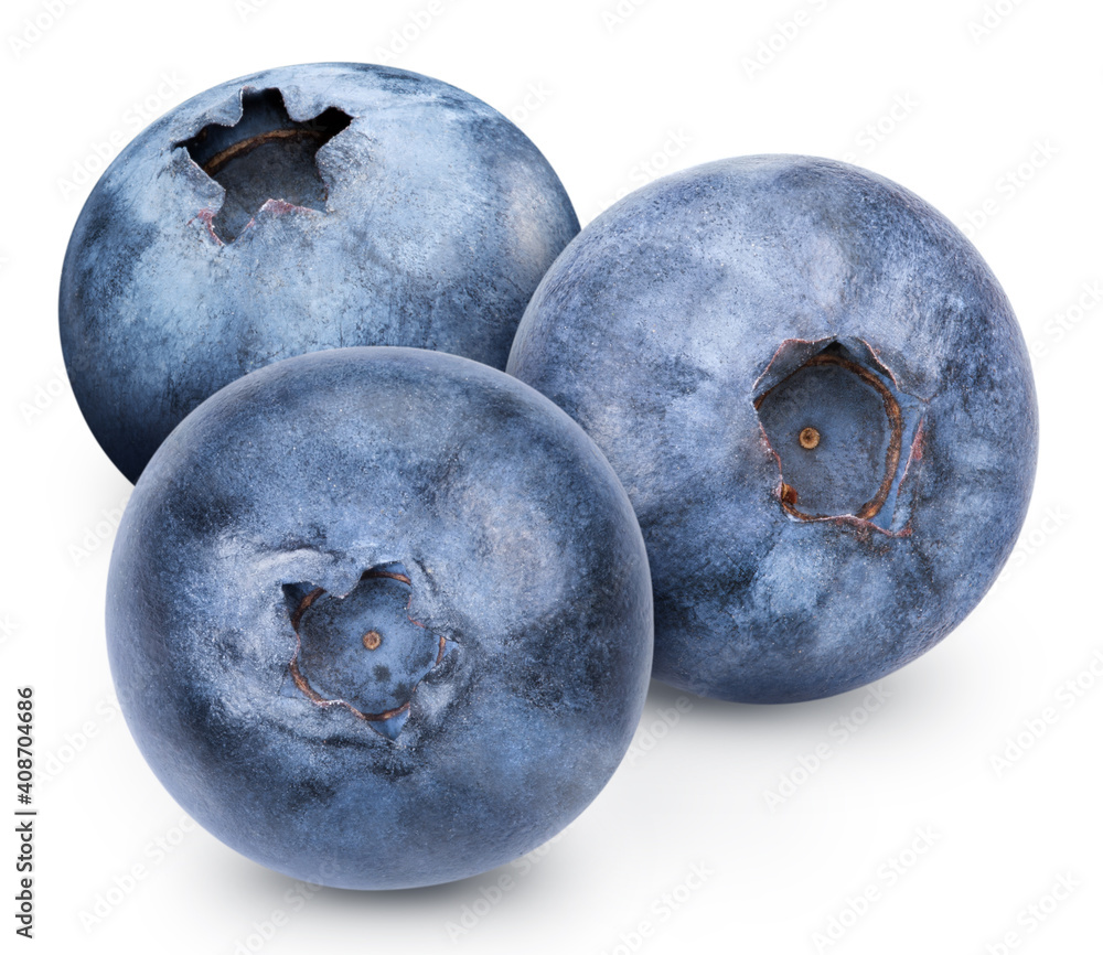 Fototapeta premium Blueberry isolated on white background