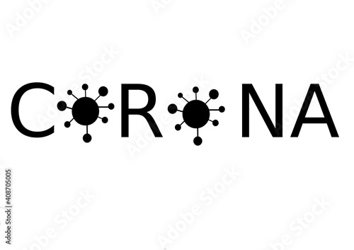 Corona Virus Vektor Grafik	
