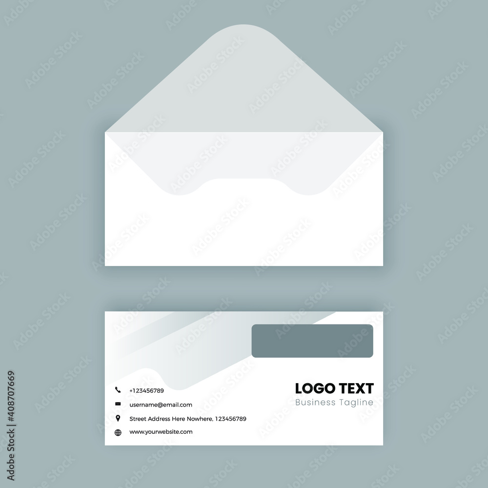 Mockup realistic envelopes. Blank white realistic straight flap envelopes mockup. 3d rendering illustration. Opened and closed envelope template design. Eps10 vector illustration.