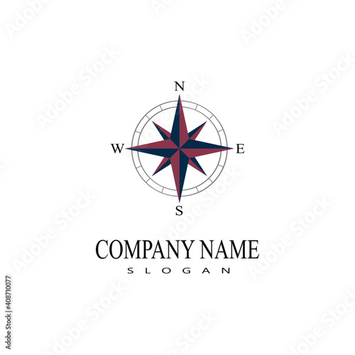 Compass Logo Template vector icon illustration design