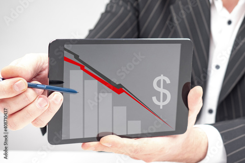 Negative financial outlook....