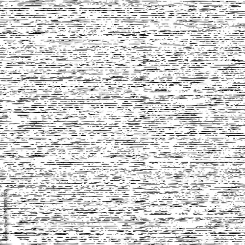 Seamless pattern. Vector background, horizontal lines and scratches in grunge style.