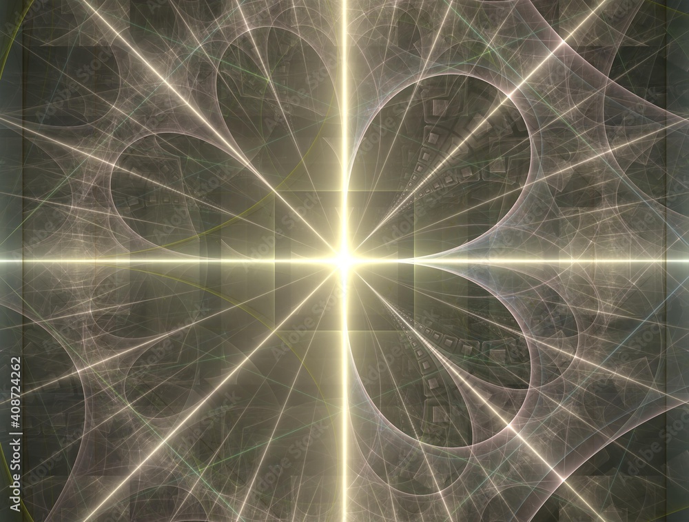 Naklejka premium Imaginatory fractal background Image