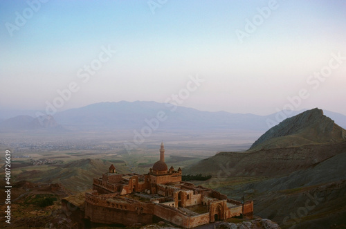 Wallpaper Mural High angle view of a palace, Ishak Pasha Palace, Dogubeyazit, Turkey Torontodigital.ca
