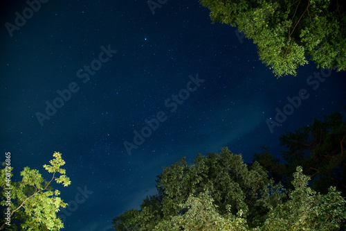 The starry sky from Doshi Village  Yamanashi Prefecture_01