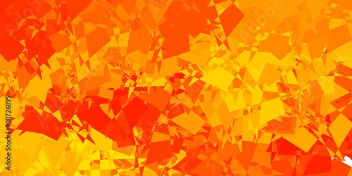 Light orange vector background with random forms.