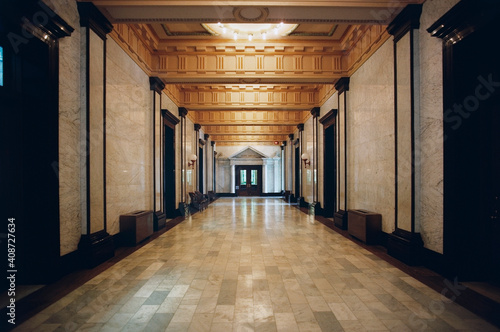 Interiors of a government building, State Capitol Building, Jackson, Hinds County, Mississippi, USA photo