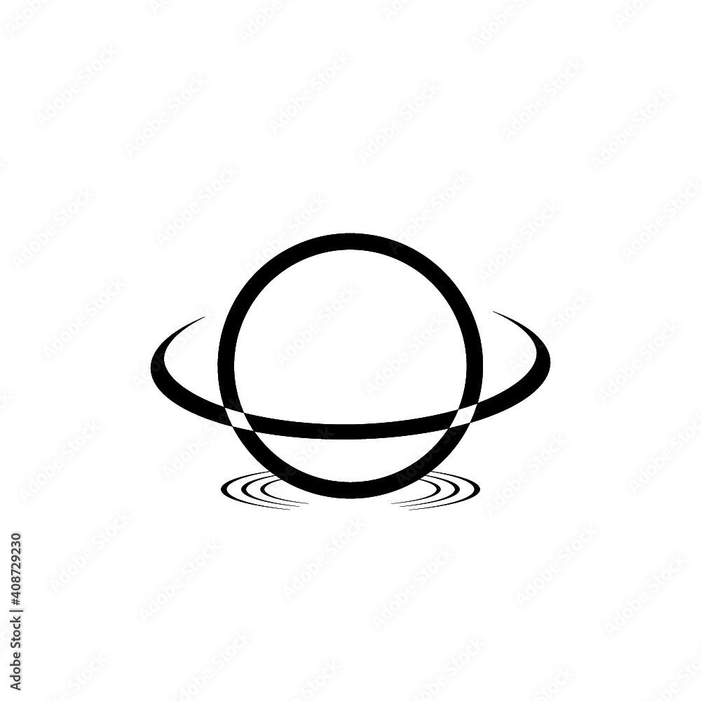 Water icon with globe isolated on white background Water icon with globe isolated on white background