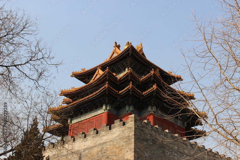 Fototapeta premium The Forbidden City in China architecture 