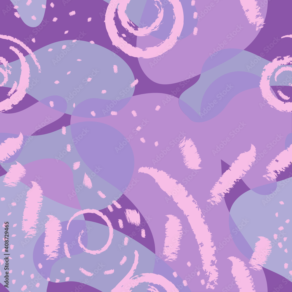 Fototapeta premium Vector anstract trendy seamless pattern. Flat style