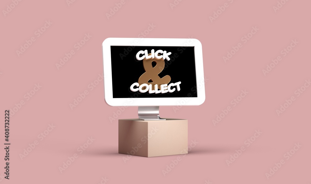 click and collect illustration