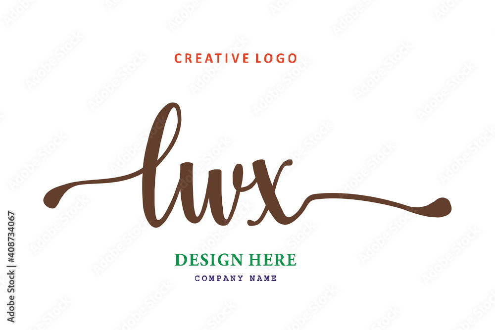 LWX lettering logo is simple, easy to understand and authoritative LWX lettering logo is simple, easy to understand and authoritative
