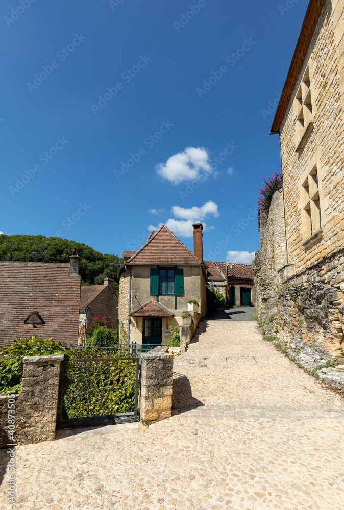 La Roque-Gageac scenic village on the Dordogne river, France