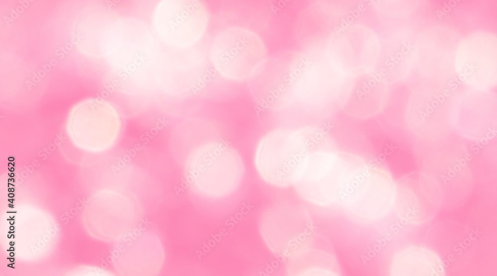 焦点がぼけたピンクの抽象的な背景 。