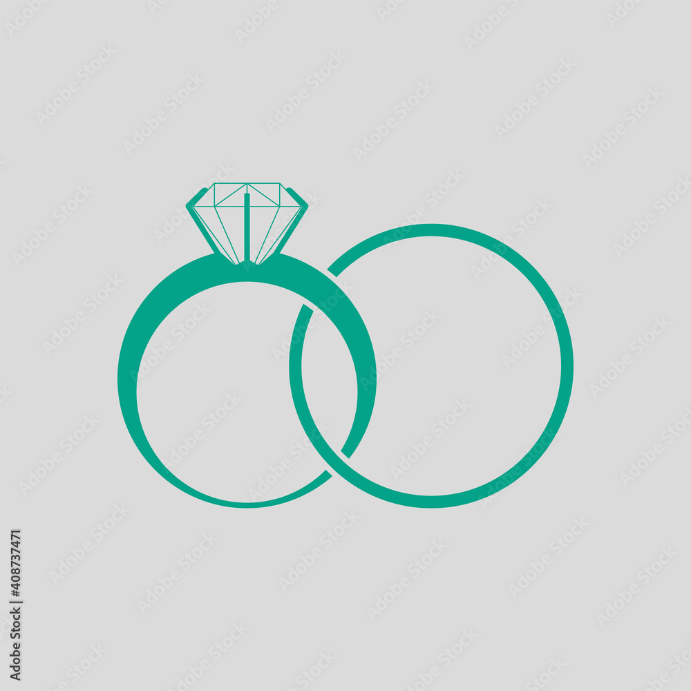 Wedding Rings Icon Wedding Rings Icon