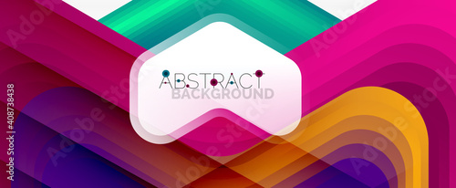 Vector 3d arrow geometric composition, abstract background for business or technology presentation, internet poster or web brochure cover, wallpaper