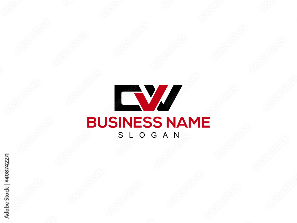 CVV Logo And Illustrations Design For Business Stock Vector | Adobe Stock