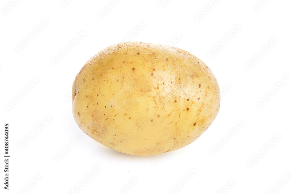 Raw potato isolated on white background Raw potato isolated on white background